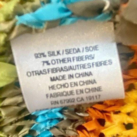 SIGRID OLSEN SILK BLEND HAND KNITTED PULLOVER TOP SIZE LARGE - Picture 6 of 7